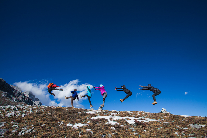 東升經(jīng)歷了向雪之旅，百山無鳥跡消失了